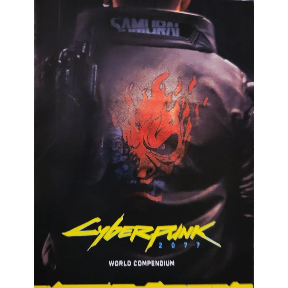 CYBERPUNK 2077 DAY ONE (Xbox One) CIB Inserts Map Postcards Stickers Compendium